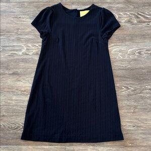 Anthropologie Maeve Black Textured Knit Dress Lined Women's Size Small LBD EUC